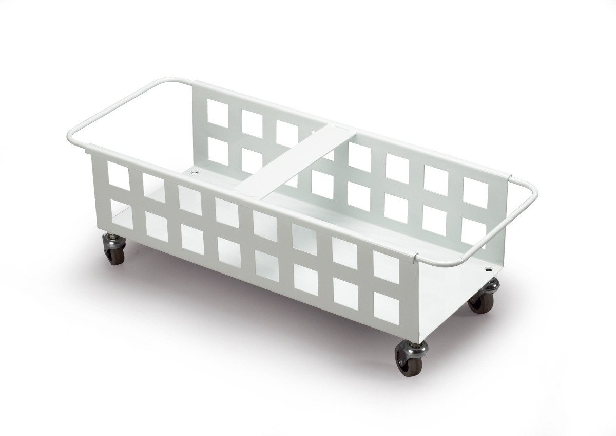 DURABLE Papierkorb Fahrwagen Durabin Square Trolley Duo 40 mit Rollen weiß DURABLE Papierkorb Fahrwagen Durabin Square Trolley Duo 40 mit Rollen weiß von DURABLE