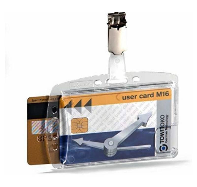 DURABLE Papierscheren Hartbox f 2 Ausweiskarten jit Clip 25er Pck DURABLE Papierscheren Hartbox f 2 Ausweiskarten jit Clip 25er Pck von DURABLE