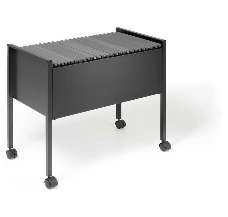 DURABLE Papierscheren Längs-Registratur Hängemappenwagen schwarz von DURABLE