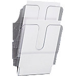 DURABLE FlexiPlus Prospekthalter DIN A4 Polystyrol Transparent 24,7 x 10 x 36 cm 2 Stück von DURABLE