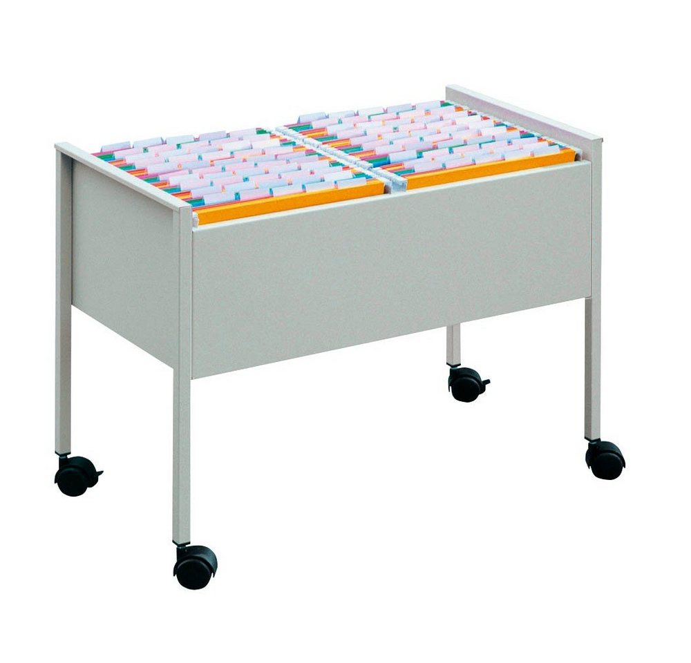 DURABLE Rollwagen DURABLE 3082 Hängemappenwagen ECONOMY DUO 100 A4 - lichtgrau DURABLE Rollwagen DURABLE 3082 Hängemappenwagen ECONOMY DUO 100 A4 - lichtgrau von DURABLE