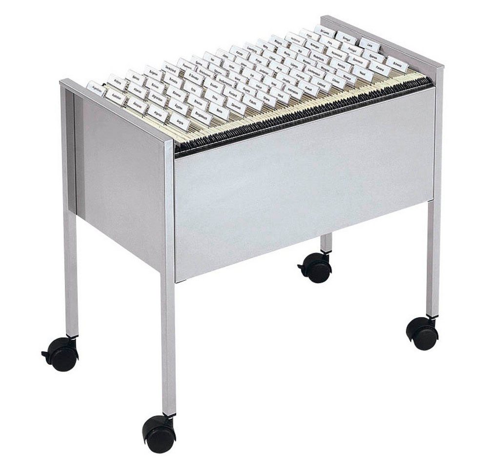 DURABLE Rollwagen DURABLE 3095 Hängemappenwagen ECONOMY 80 A4 - lichtgrau DURABLE Rollwagen DURABLE 3095 Hängemappenwagen ECONOMY 80 A4 - lichtgrau von DURABLE