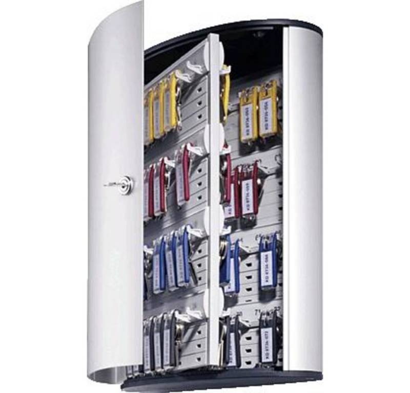 DURABLE Schlüsselkasten Durable Schlüsselkasten KEY BOX 72 - 1955 1955-23 Anzahl Haken 72 Silb von DURABLE