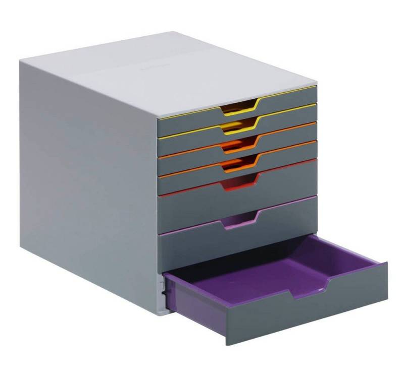 DURABLE Schubladenbox DURABLE 7607 VARICOLOR® 7 Schubladenbox - mehrfarbig von DURABLE