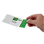 DURABLE Pocketfix Selbstklebende Taschen Transparent PP (Polypropylen) Selbstklebend 837919 62 x 93 mm 6,2 (B) x 9,3 (H) cm 100 Stück von DURABLE
