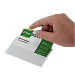 DURABLE Visitenkartentaschen Pocketfix Transparent Polyvinylchlorid 9 x 5,7 cm 100 Stück von DURABLE