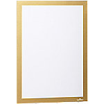 DURABLE wandmontierbarer magnetischer Inforahmen DURAFRAME Selbstklebend DIN A4 236 x 323 mm Gold 4872-30 2 Stück von DURABLE