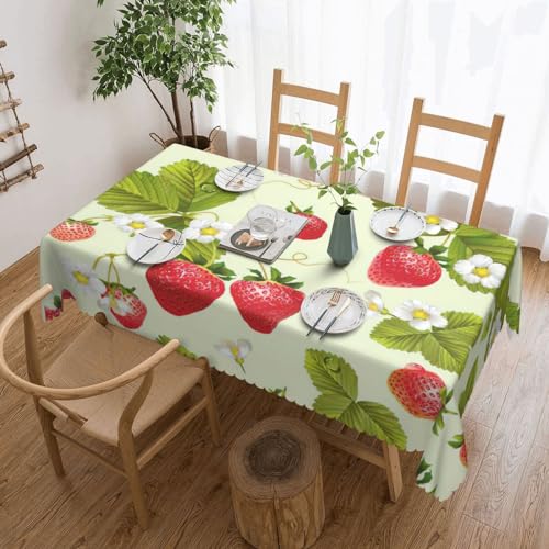 Schöne Erdbeer-Tischdecke, quadratisch, für Partys und als Dekoration, verwandelt Ihr Restaurant von DURAGS
