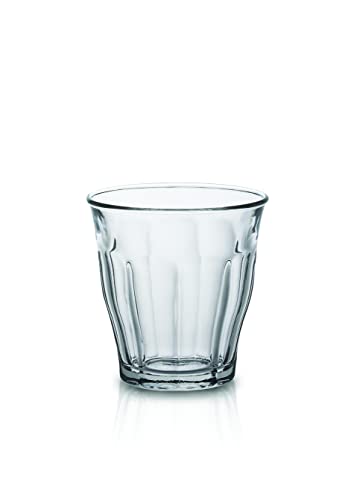 Duralex 1028AB06A0111 Picardie Six Trinkglas, Wasserglas, Saftglas, 310ml, Glas, transparent, 6 Stück von Duralex