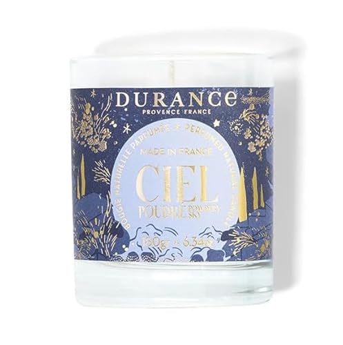 DURANCE - Duftkerze Candle Cielo Cipriato 180g - Warm, Bernstein, Sandelholz, Vanille, Orangenblüten - Weihnachten DURANCE - Duftkerze Candle Cielo Cipriato 180g - Warm, Bernstein, Sandelholz, Vanille, Orangenblüten - Weihnachten von DURANCE