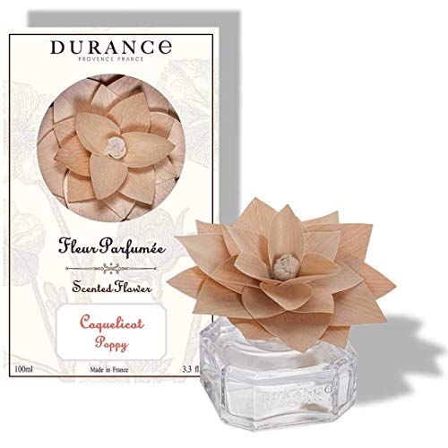 DURANCE Holzblumen-Diffusor mit Mohnblumen-Duft, 100 ml, Duft für jeden Raum DURANCE Holzblumen-Diffusor mit Mohnblumen-Duft, 100 ml, Duft für jeden Raum von DURANCE