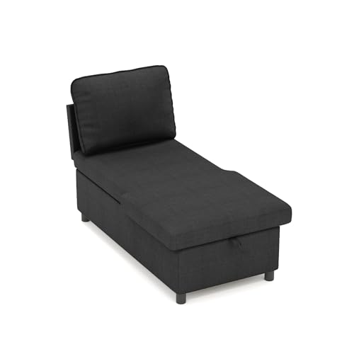 DURASPACE Nur Chaise (L-förmiges Sofa wird zum U-förmigen Sofa), Dunkelgrau von DURASPACE