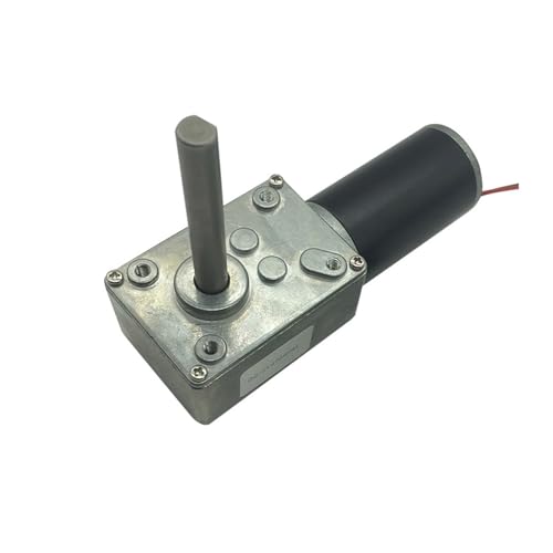 DC 24 V Schneckengetriebe-Untersetzungsmotor, hohes Drehmoment, 12 V Volt Gleichstrommotor, Rückwärtsdrehungs-Untersetzungsmotor(Package A,160rpm) von DURAVIK