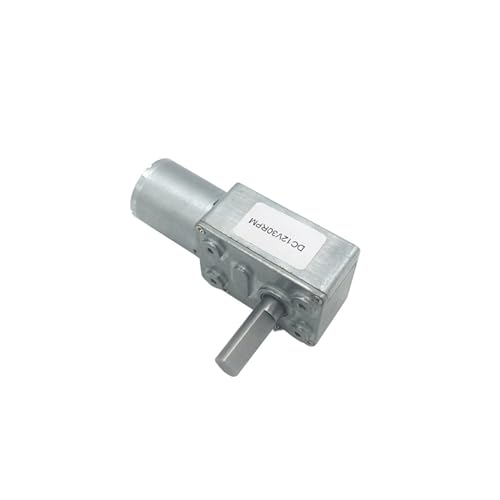 DC Schneckengetriebemotor 12V DC Schneckengetriebe-Untersetzungsmotor 3V6V9V12V24V DC 8MMD7 Schaftlänge 25MM rückwärts hohe Drehmomentreduzierung selbsthemmend JGY370(Package A,2rpm,24V) von DURAVIK