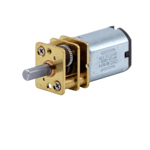 DC Schneckengetriebemotor 3 V 6 V 12 V DC N20 Mini Micro Metal Gear Motor mit Zahnrad DC-Motoren(200RPM,6V) von DURAVIK
