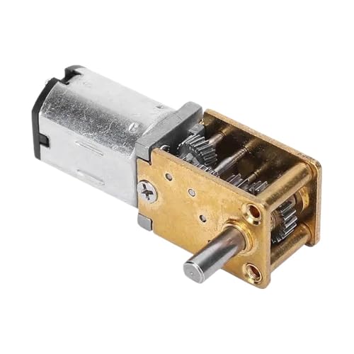 DC Schneckengetriebemotor 3 V 6 V 12 V Mini-Getriebemotor Mikro-Schneckengetriebebürste 1218GE-N20 Motor mit hohem Drehmoment Gleichstrom-Elektromotor(6V 68RPM) von DURAVIK