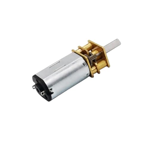 DC Schneckengetriebemotor DC 3V N20 Mini Micro Metallgetriebemotor mit Zahnrad 15/30/50/60/100/200/300/500/1000RPM Untersetzungs-Gleichstrommotor mit Metallgetriebe(300RPM) von DURAVIK