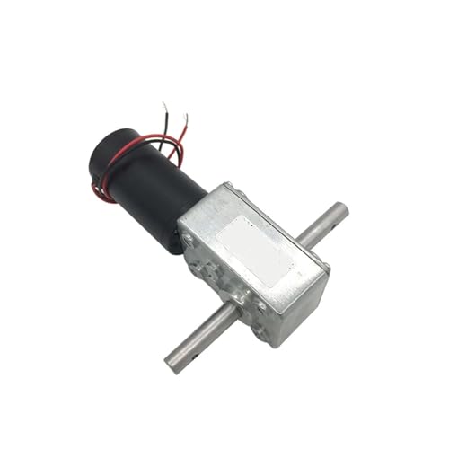 DC Schneckengetriebemotor Doppelwelle 33 mm Länge 5840-31zy DC 12 V Schneckengetriebemotor selbsthemmender 12–470 U/min Untersetzungsgetriebe-Rückwärtsmotor(Package H,27rpm) von DURAVIK