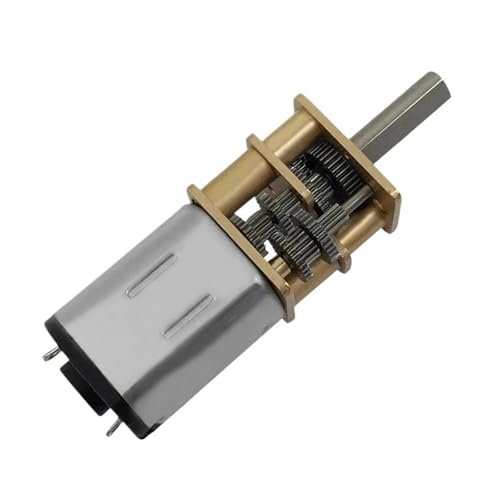 DC Schneckengetriebemotor GA12-N20 DC 3V 6V 12V Micro Metal Gear Motor Zahnrad Getriebe Moto(500RPM,3V) von DURAVIK