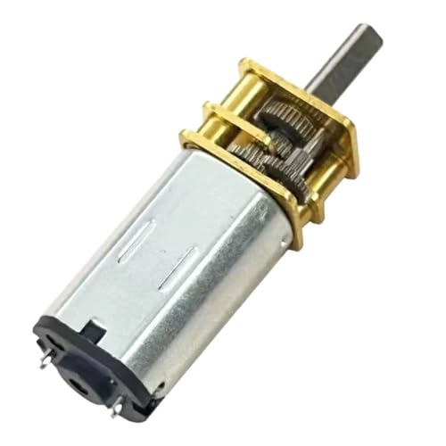 DC Schneckengetriebemotor N30 DC 3V 6V 12V Micro Metall Getriebemotor Zahnrad Getriebemotor(100RPM,3V) von DURAVIK