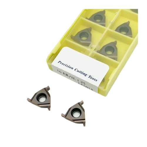 Hartmetall Wendeeinsätze 16ER IL 16IR EL 0,5-3,0 LF6018 Hartmetall Einsätze Drehen Werkzeug Grooving Einsätze 16ER/IL 16IR/L Drehmaschine Cutter Einsätze Drehen Werkzeug(2.2 LF6018,10PCS 16IR EL) von DURAVIK