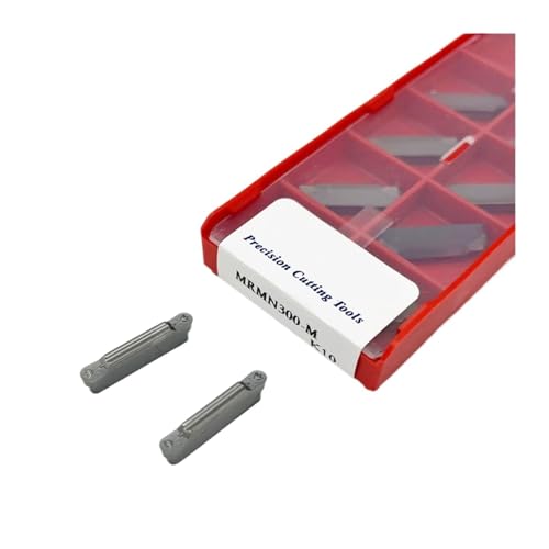 Hartmetall Wendeeinsätze MRMN200 MRMN300 MRMN400 -M K10 Einstechen Einsätze Klinge Drehen Werkzeug Drehmaschine Hartmetall Schneiden Werkzeug(10PCS,MRMN200-G K10) von DURAVIK