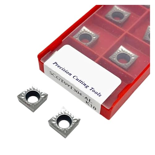 Hartmetall Wendeeinsätze SCGT09T302 SCGT09T304 SCGT09T308 K10 Dreheinsätze CNC-Drehmaschinen-Schneidklingen CNC-Aluminium-Drehwerkzeuge CNC-Klingen(SCGT09T308-AL) von DURAVIK