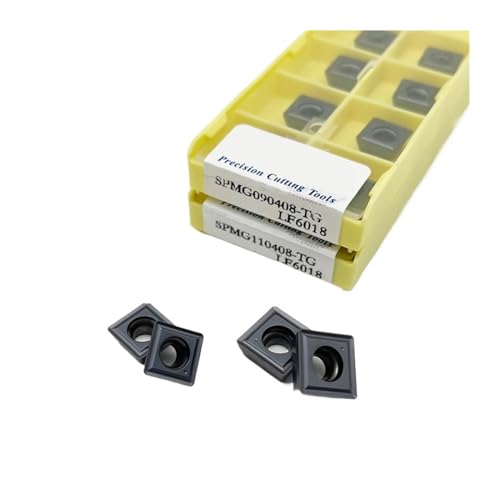 Hartmetall Wendeeinsätze SPMG050204 SPMG060204 SPMG07T308 SPMG090408 SPMG110208 SPMG140512 TG LF6018 U bohrer Hartmetall Einsätze CNC for Edelstahl(100PCS,SPMG140512-TG LF6018) von DURAVIK