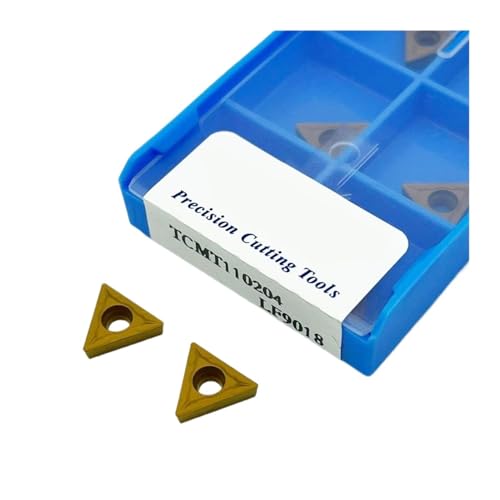 Hartmetall Wendeeinsätze TCMT110204 TCMT110208 LF9018 Hartmetall Einsätze TCMT Interne Drehen Werkzeug for Stahl Teile TCMT1102 Drehmaschine Schneiden Werkzeug(TCMT110208) von DURAVIK
