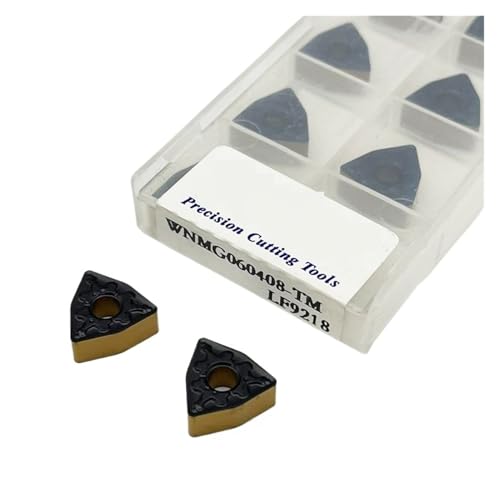 Hartmetall Wendeeinsätze WNMG060404 WNMG060408 TM-LF9018 Hartmetalleinsatz WNMG Externes Drehwerkzeug CNC-Drehmaschinenteile Werkzeug for Stahlteile(WNMG060404-TM LF9018) von DURAVIK