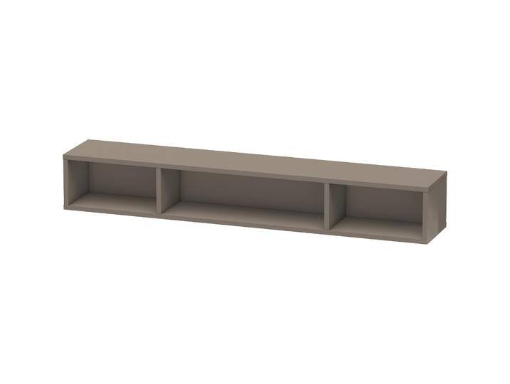 Duravit, Badezimmerregal, Regalelement L-CUBE 800x140x120mm flannel grey hochglanz Duravit, Badezimmerregal, Regalelement L-CUBE 800x140x120mm flannel grey hochglanz von DURAVIT