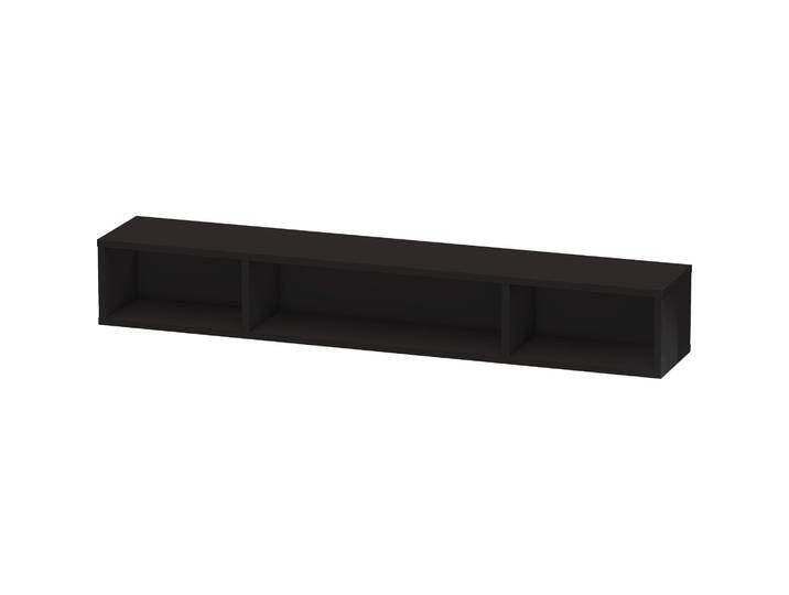 Duravit, Badezimmerregal, Regalelement L-CUBE 800x140x120mm schwarz hochglanz von DURAVIT