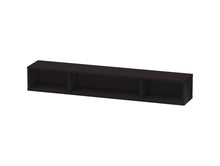 Duravit, Badezimmerregal, Regalelement L-CUBE 800x140x120mm schwarz hochglanz Duravit, Badezimmerregal, Regalelement L-CUBE 800x140x120mm schwarz hochglanz von DURAVIT