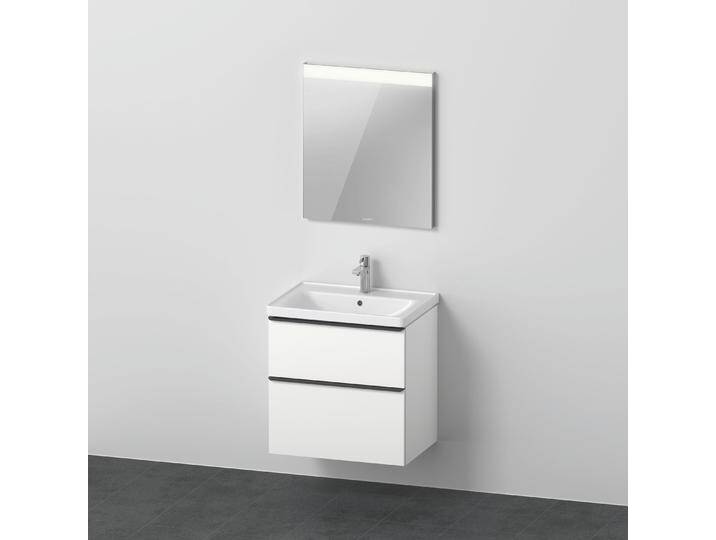 Duravit, Badmöbelset, D-Neo Möbel-Set, Möbelwaschtisch mit Waschtischunterschrank wandhängend und LED Spiegel, 650x2000 von DURAVIT