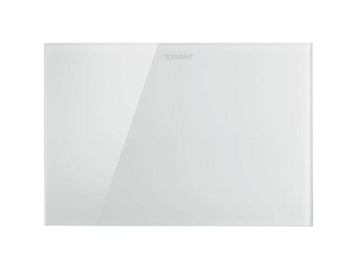 Duravit, Betätigungsplatte, Betätigungsplatte DURASYSTEM A2 229,8x157mm berührungsl für WC Glas weiss von DURAVIT