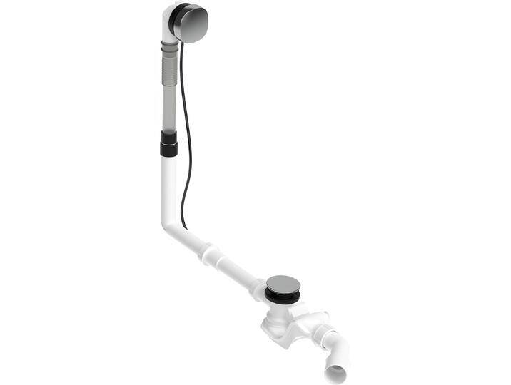 Duravit, Siphon, Ab-/Überlaufgarnitur QUADROVAL chrom (Überlaufgarnitur, 1/2 ) von DURAVIT