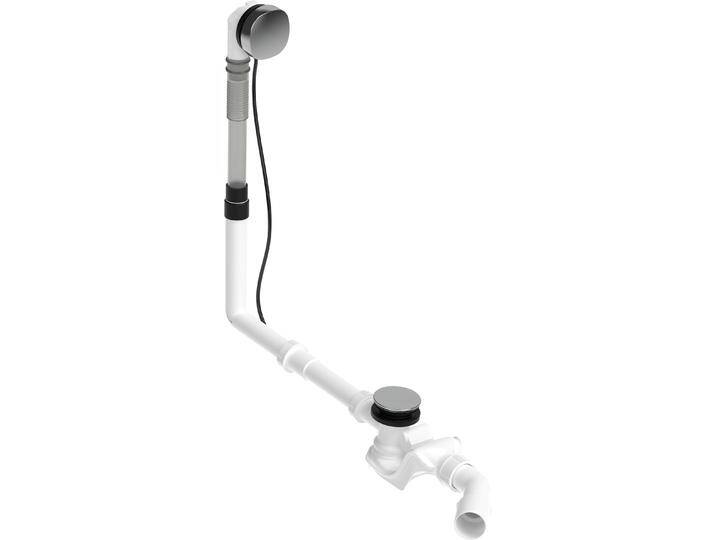 Duravit, Siphon, Ab-/Überlaufgarnitur QUADROVAL chrom (Überlaufgarnitur, 1 ) von DURAVIT