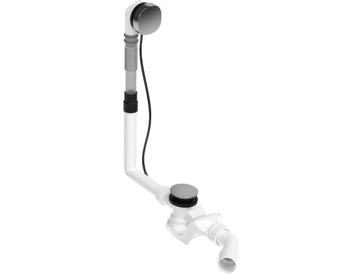 Duravit, Siphon, Ab-/Überlaufgarnitur QUADROVAL chrom (Überlaufgarnitur, 1 1/4 ) von DURAVIT
