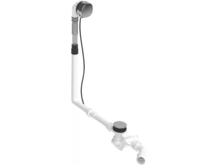 Duravit, Siphon, Ab-/Überlaufgarnitur QUADROVAL mit Wanneneinlauf chrom (Überlaufgarnitur, 1/2 ) von DURAVIT