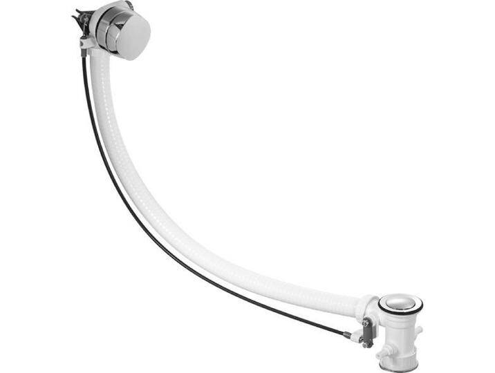 Duravit, Siphon, Mehrpreis für Ab-/Überlaufgarnitur Quadroval chrom (Überlaufgarnitur, 1 1/4 ) von DURAVIT