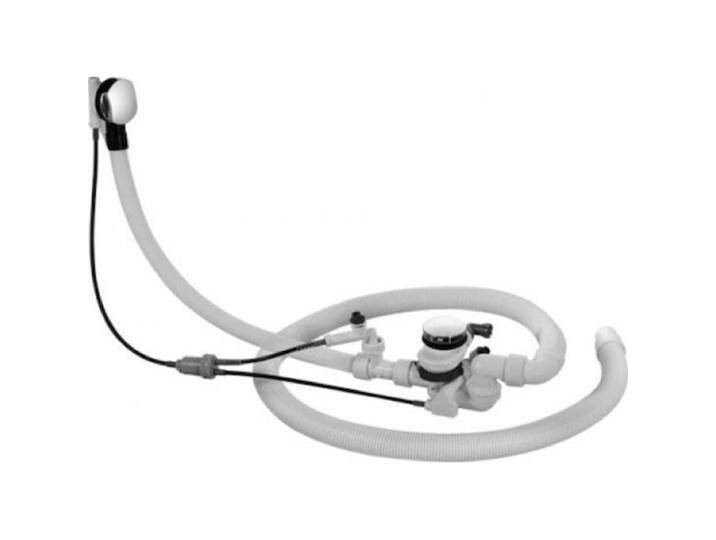 Duravit, Siphon, Mehrpreis für Ab-/Überlaufgarnitur Quadroval chrom (Überlaufgarnitur, 1 1/4 ) von DURAVIT