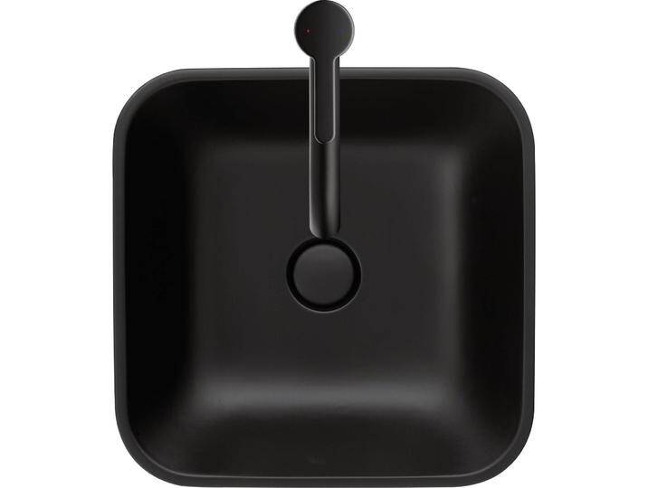 Duravit, Spülbecken, Aufsatzbecken HAPPY D.2 PLUS o ÜL o HLB 400x400mm o HL anthr matt WG (Aufsatzspülbecken, 40 cm, 40 cm) von DURAVIT