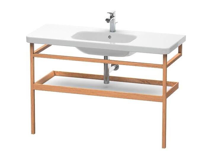 Duravit, Waschbeckenunterschrank, Handtuchhalter DURASTYLE 440x1140mm m Abl. weiss matt/eiche massiv von DURAVIT