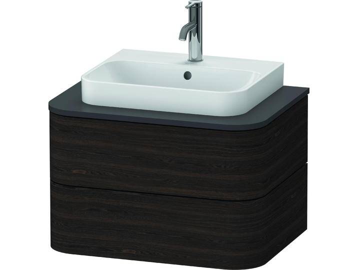 Duravit, Waschbeckenunterschrank, Happy D.2 Plus Waschtischunterbau für Konsole wandhängend, 650x480 mm, 2 Schubkästen, fü (65 x 48 x 41 cm) von DURAVIT