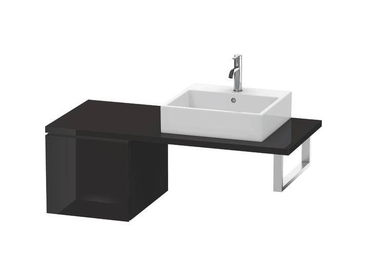 Duravit, Waschbeckenunterschrank, Konsolenunterschrank L-CUBE 400x420x547mm schwarz hochglanz (42 x 40 x 55 cm) von DURAVIT