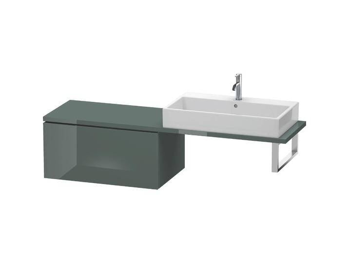 Duravit, Waschbeckenunterschrank, Konsolenunterschrank L-CUBE 400x820x547mm dolomiti grey hochglanz (82 x 40 x 55 cm) von DURAVIT