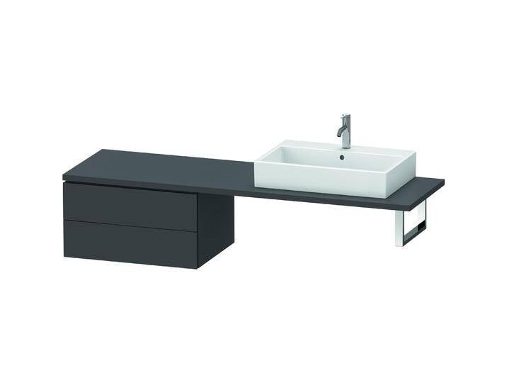 Duravit, Waschbeckenunterschrank, L-Cube Unterschrank für Konsole, Breite 720mm, Tiefe 547mm, 2 Schubkästen (72 x 55 x 40 cm) von DURAVIT