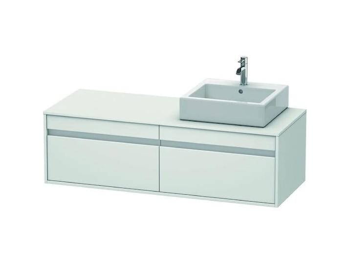 Duravit, Waschbeckenunterschrank, Waschtischunterbau KETHO 550x1400x426mm Becken rechts weiss matt von DURAVIT