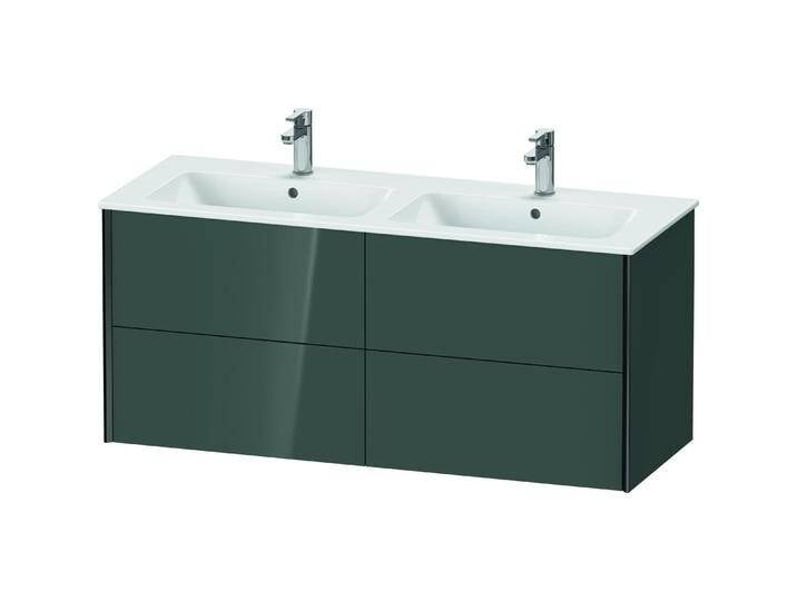 Duravit, Waschbeckenunterschrank, XViu 4129 Waschtischunterbau wandhängend, 4 Schubkästen, für Doppelwaschtisch ME by Starc (128 x 48 x 56 cm) von DURAVIT