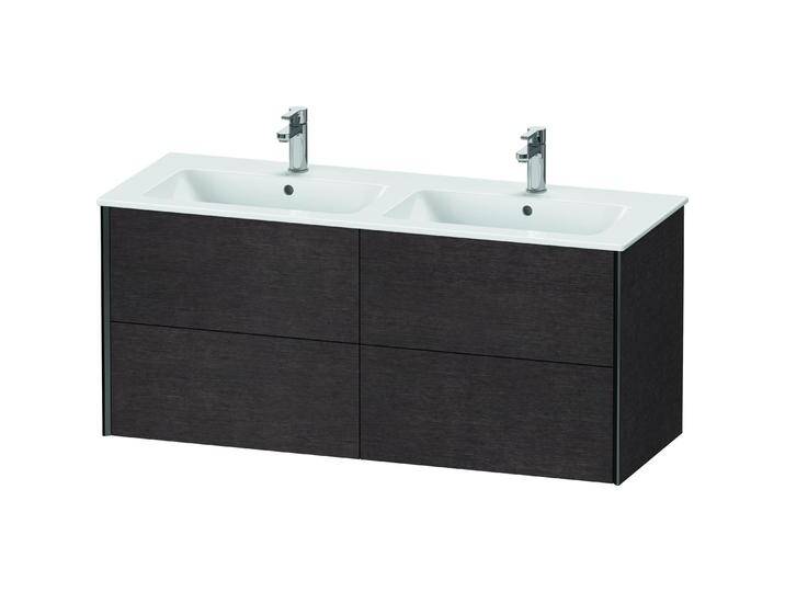 Duravit, Waschbeckenunterschrank, XViu 4129 Waschtischunterbau wandhängend, 4 Schubkästen, für Doppelwaschtisch ME by Starc von DURAVIT